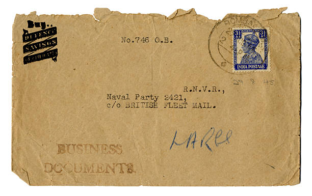 istock Envelope posted from Bombay, India in August 1945 2234889123