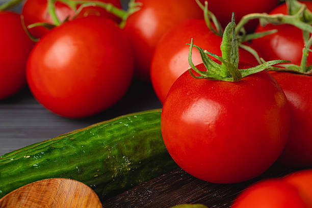 istock Close up of cherry tomatoes on kitchen table 2234889966