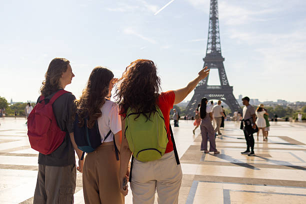 istock A family of three exploring Paris 2234891375