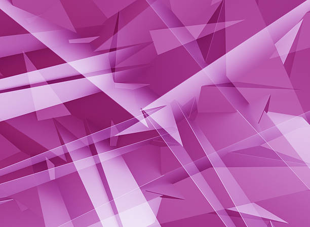 Abstract geometric texture - Low Poly Background - Polygonal mosaic - Purple Pink gradient