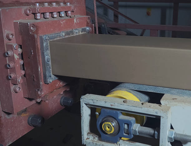istock Brick production, hollow ceramic bricks factory. 2234904586