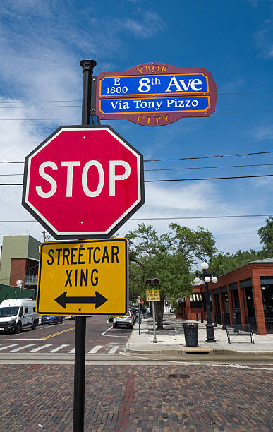 istock 8th Avenue Stop Sign in Ybor City 2234905913