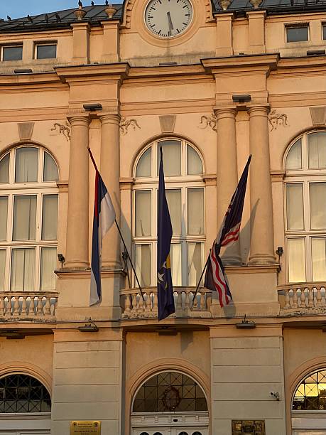 istock City Hall Facade, Bijeljina 2234909541