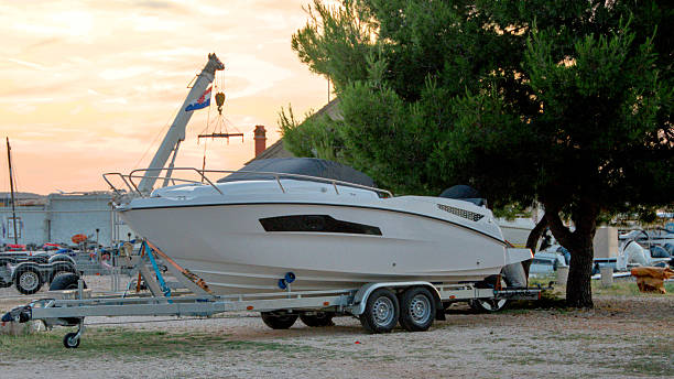 istock large boat on trailer on croatian coast 2234911692