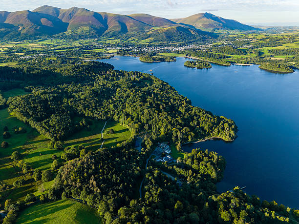 istock Summer Evening Shadows over Derwentwater and Mountains 2234914557