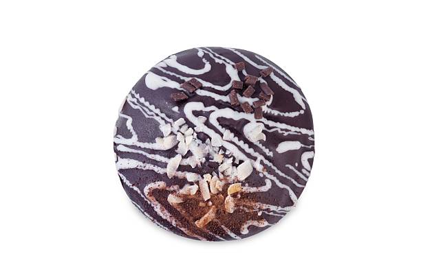 istock Chocolate and nuts donuts on a white isolated background 2234916744