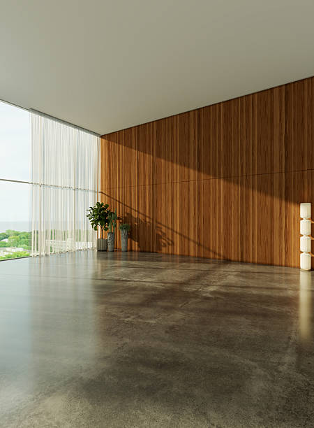 istock Large luxury modern bright interiors Living room mockup illustration 3D rendering image 2234922635