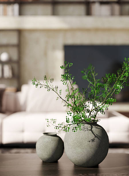 istock Large luxury modern bright interiors Living room mockup illustration 3D rendering image 2234922756