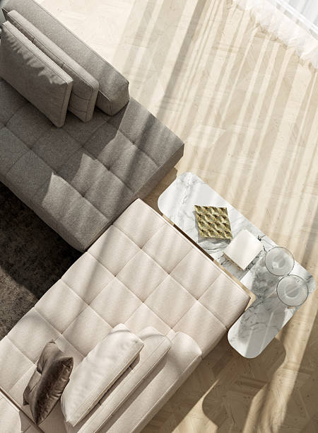 istock Large luxury modern bright interiors Living room mockup illustration 3D rendering image 2234922796