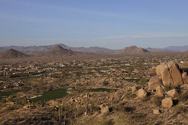 View west from Pinnacle Peak Trail, Scottsdale, Arizona