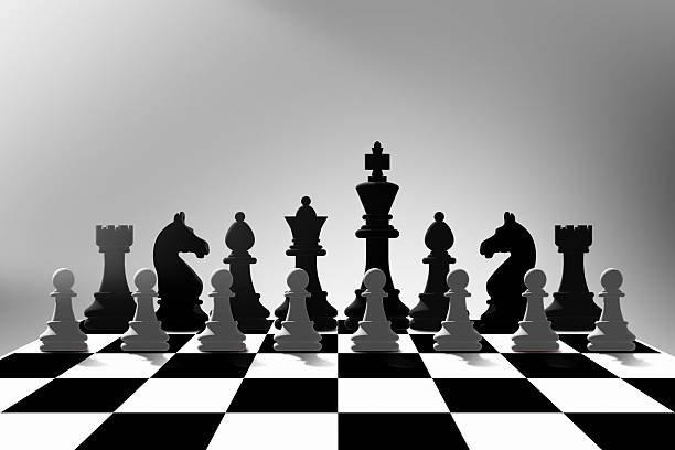 Chess clipart element ,3D render chess concept isolated on white background icon set No.6