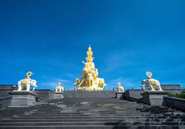 Mount Emei,Sichuan,China,Asia.Qionglai Mountain.Sichuan Basin.