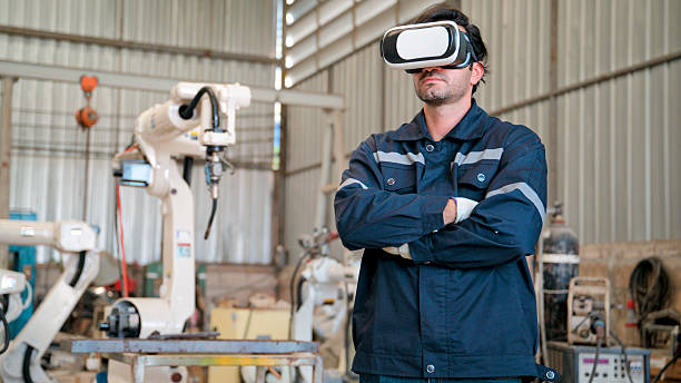 istock Engineer to examine the welding assembly process for quality improvement. 2234953097