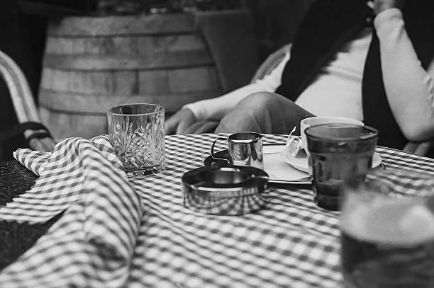 He went to a restaurant and indulged in everything.