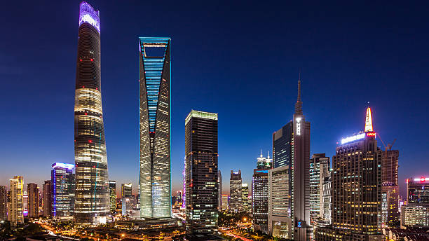 Lujiazui,Shanghai,China,Asia.