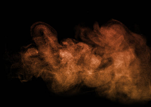 istock Realistic dust smoke cloud isolated on black background, perfect for overlay, photo editing, graphic design, digital artwork, cinematic effects, and creative projects needing dramatic atmosphere. 2234965035