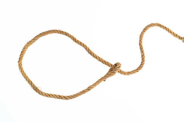 istock A lasso made of brown hemp rope 2234965627