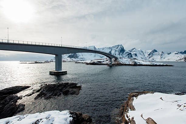 istock Winter Bridge Over Icy Waters 2234969747