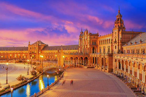 istock Seville, Spain. Spanish Square (Plaza de Espana) at sunset. 2234978938
