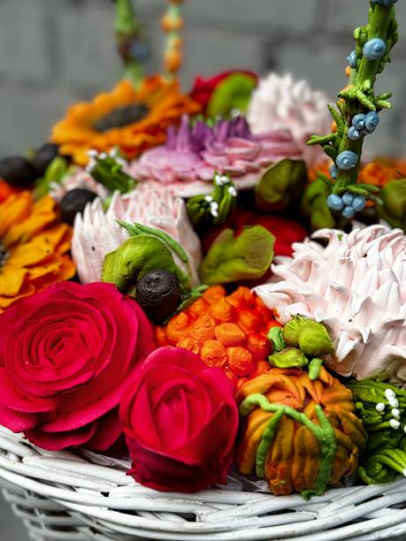istock marshmallow flowers in a basket 2234982239