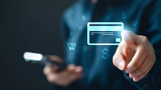 istock Credit card online shopping payment. Credit card electronics purchase consumer. E-commerce business. financial debt plan. Credit cashless paying. E commerce payment methods. 2234983110