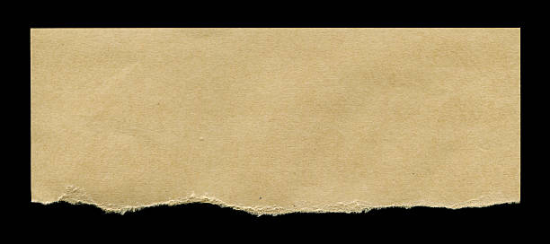 istock Cut or torn paper background textured isolated 2234985844