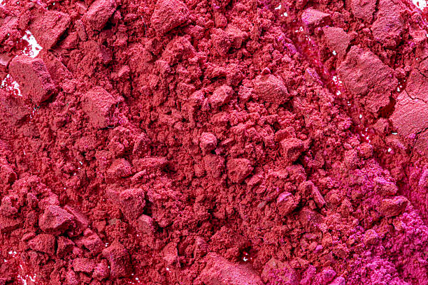istock Background of smashed pink blush cosmetic powder 2234990431