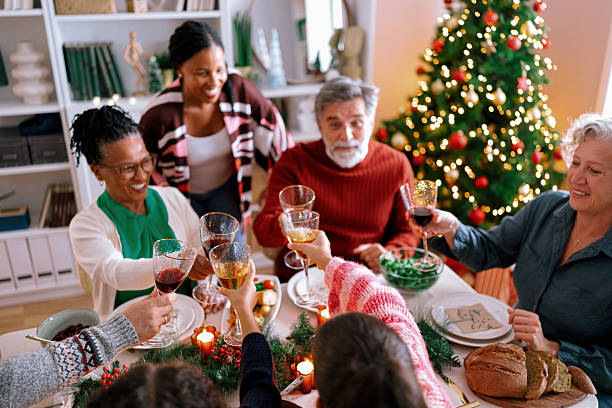 istock Family Toast by Candlelight during Christmas 2234993379