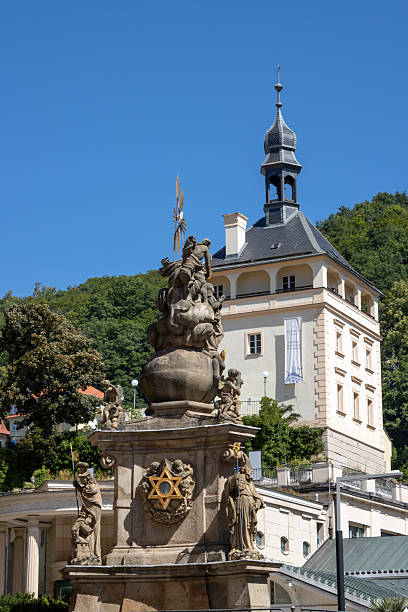 istock Castle tower and a blue sky, Karlovy Vary, Czechia 2234993649