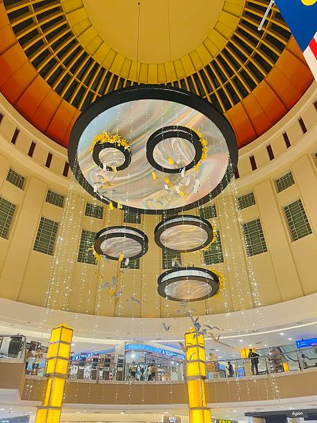 istock Yellow lighting shopping mall 2234993935