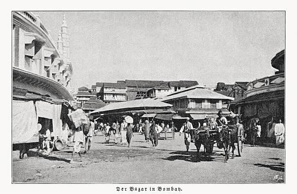 istock On the streets of Mumbai, India, halftone print, published 1897 2234994568