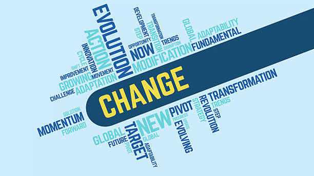wandel und transformation wortwolke - schlagwortwolke stock-grafiken, -clipart, -cartoons und -symbole
