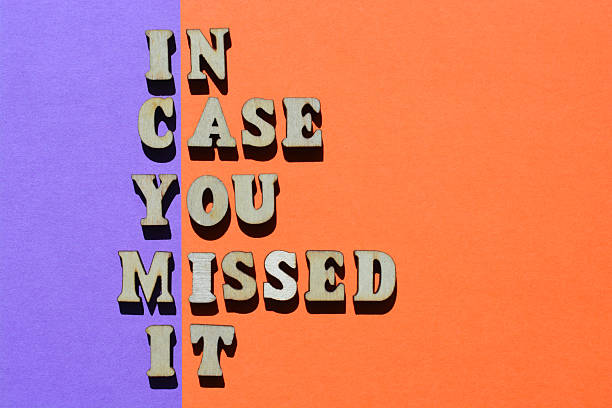 istock ICYMI, In Case You Missed It, acronym and words 2235001549