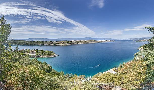 istock Panoramic bay view near Omisalj on Krk island Croatia 2235016431