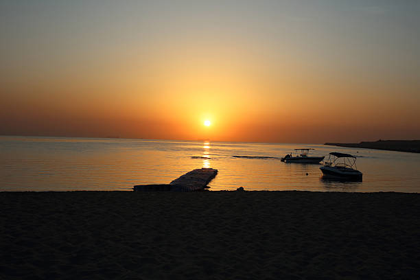 The Sun rise on the red sea