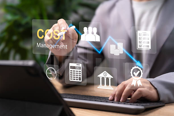 istock Cost Management and Expense Control, Businessman Managing Company Budget, Reducing Operational Costs, Financial Planning, Corporate Money Management, Profit Optimization, Efficient Business Strategy 2235032550