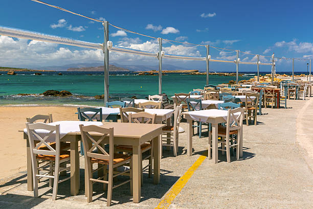 istock Seaside cafe in Chania Crete Greece 2235042140