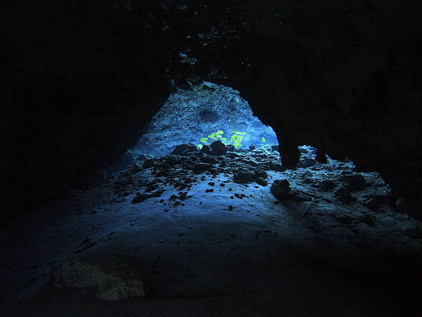 istock Cave formations in cenotes, Yucatan Peninsula, Mexico, underwater photograph 2235042638