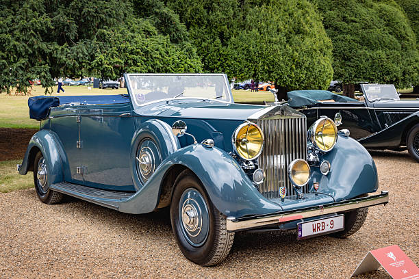 London, England - August 31, 2024: 1939 Rolls-Royce Wraith by Thrupp and Maberly. Concours of Elegance 2024, Hampton Court Palace, London, UK