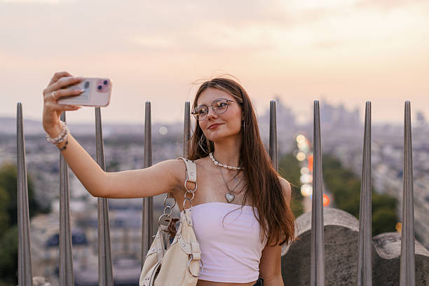 istock A teenage girl exploring Paris 2235054393