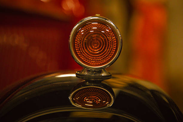 istock Turn signals and direction indicators of an old car. 2235054653