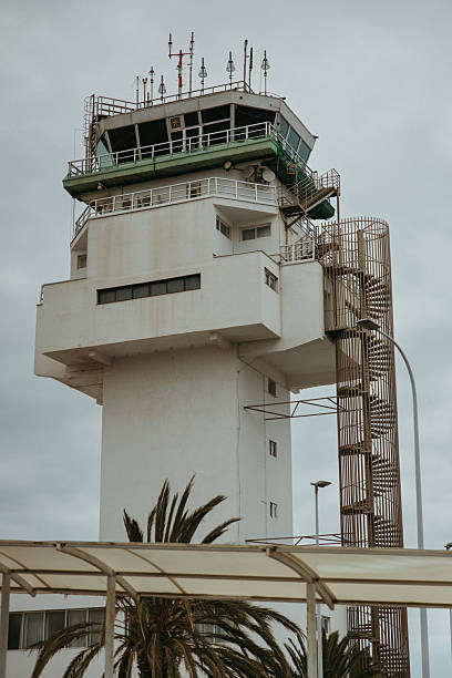 istock Control tower building at the airport exterior 2235056790