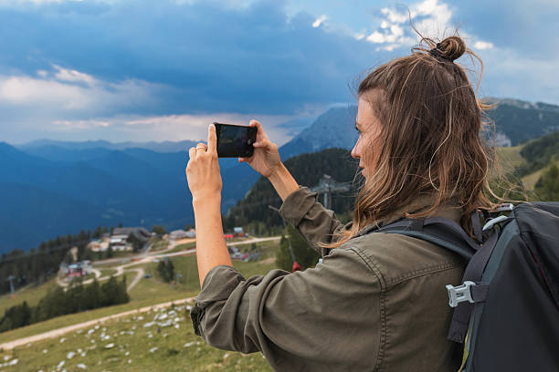 istock Capturing a mountain view on a hiking adventure 2235063386