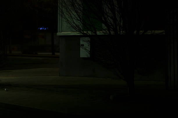 istock A Nighttime Urban Scene Featuring Shadowy Structures and City Life with Details 2235064733