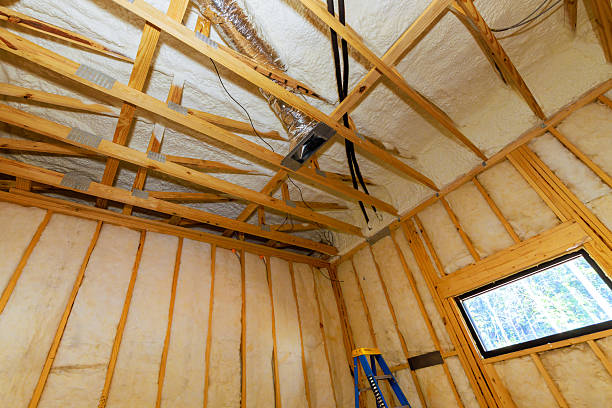 istock Construction of modern interior with wooden frames, insulation material in residential building 2235075206