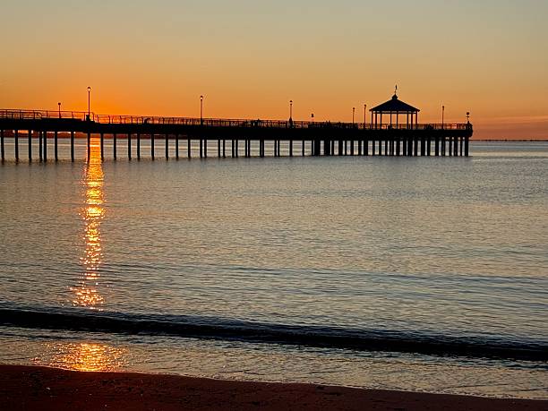 istock Golden Dawn at the Pier 2235092435