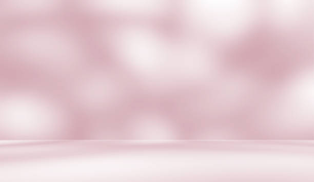 istock Empty pink colour room studio with sunlight effect shadow on the floor and wall for product presentation. 2235094272