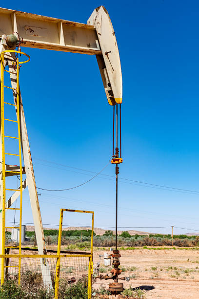 Drilling for Oil using Oil Pump, Utah, USA.
