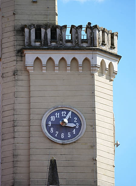 Wall clock of Cadiz Cathedral, Cadiz, Andalusia, Spain