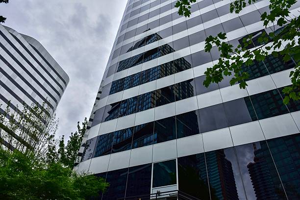 istock Architecture And Reflections During An Overcast Day In Seattle 2235102184